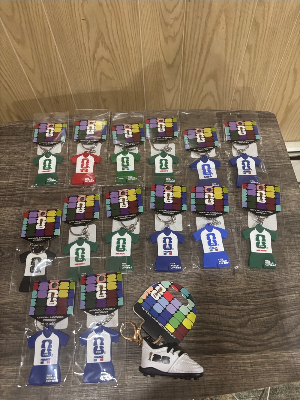 FIFA  certified World Cup key chains 16 pcs